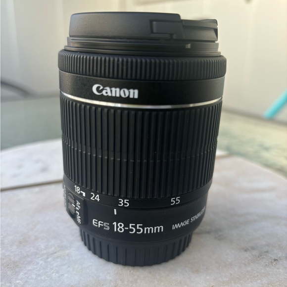 Canon Black Camera Lens 18-55mm